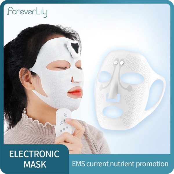 Electronic Facial Mask Graphene Therapy Anti Wrinkle Magnet Face Massager EMS Skin Tighten Lifting Skincare Mask Machine For Sale