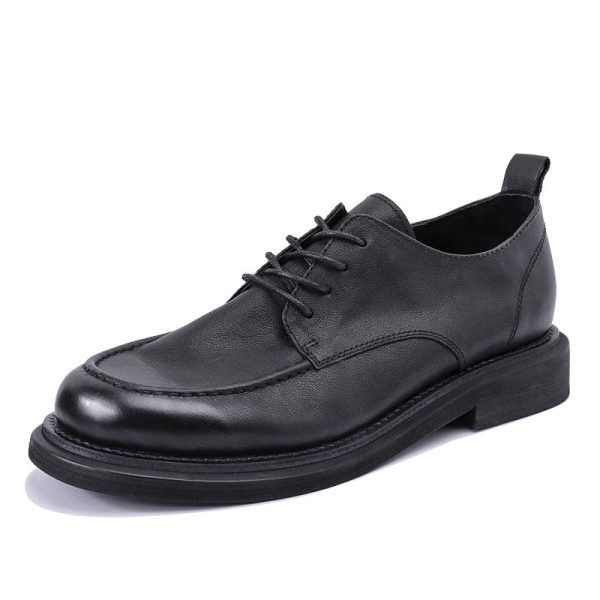 designer shoes men high quality men dress shoes loafers High Quality Genuine Leather Shoes Men,Lace-Up Business Men Shoes spring Discount