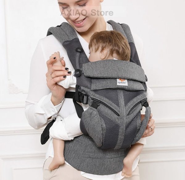 Adjustable 0-36M Ergonomic Baby Carriers Backpack Portable Baby Sling Wrap Cotton OMNI 360 Infant Newborn Kangaroo Bag Hipseat For Sale