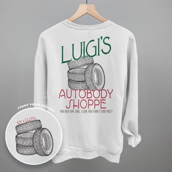 Luigi s Autobody Shoppe (Back Print) Discount - Image 4