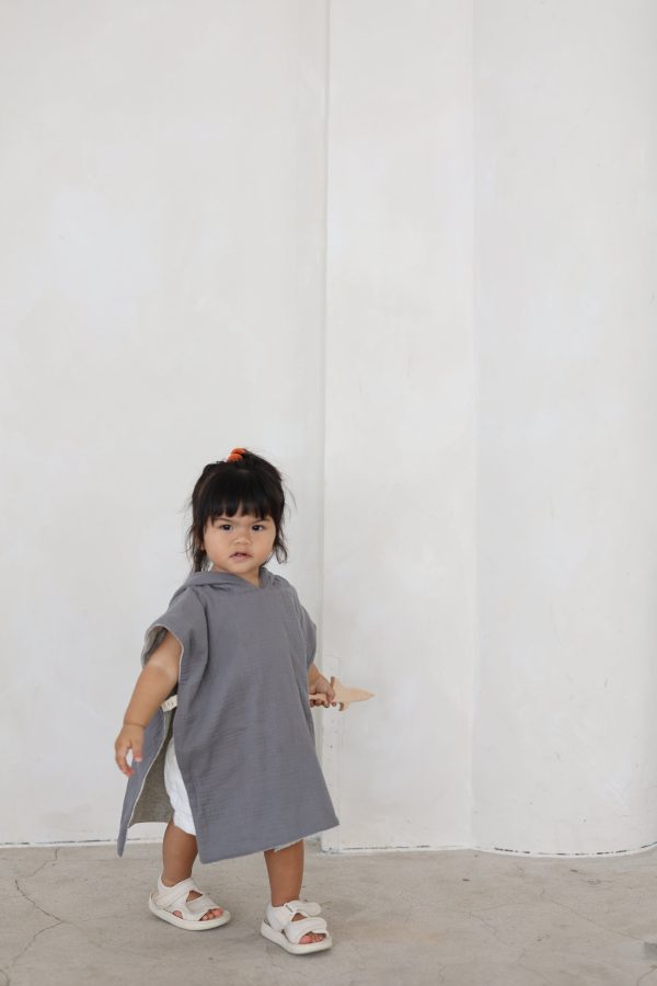 Reversible Hooded Poncho on Sale - Image 5