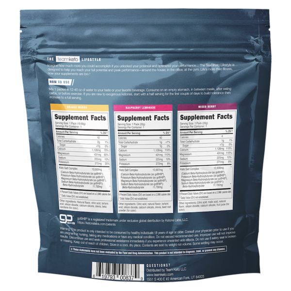 Fuel Ketone Travel Packs (15-Sticks) - Special VIP Offer Sale - Image 2