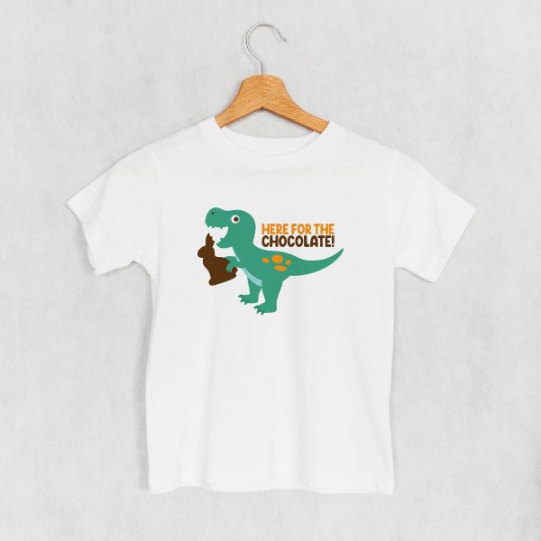 Here For The Chocolate Dino (Kids) Fashion - Image 4
