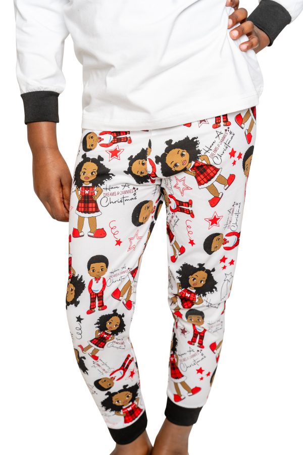 Christmas  Unisex Kid 2-Piece Pajamas Size Toddler 1T-14 For Cheap - Image 3