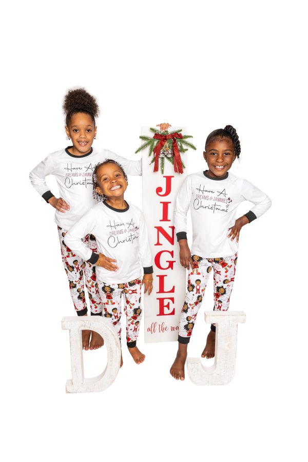 Christmas  Unisex Kid 2-Piece Pajamas Size Toddler 1T-14 For Cheap - Image 5