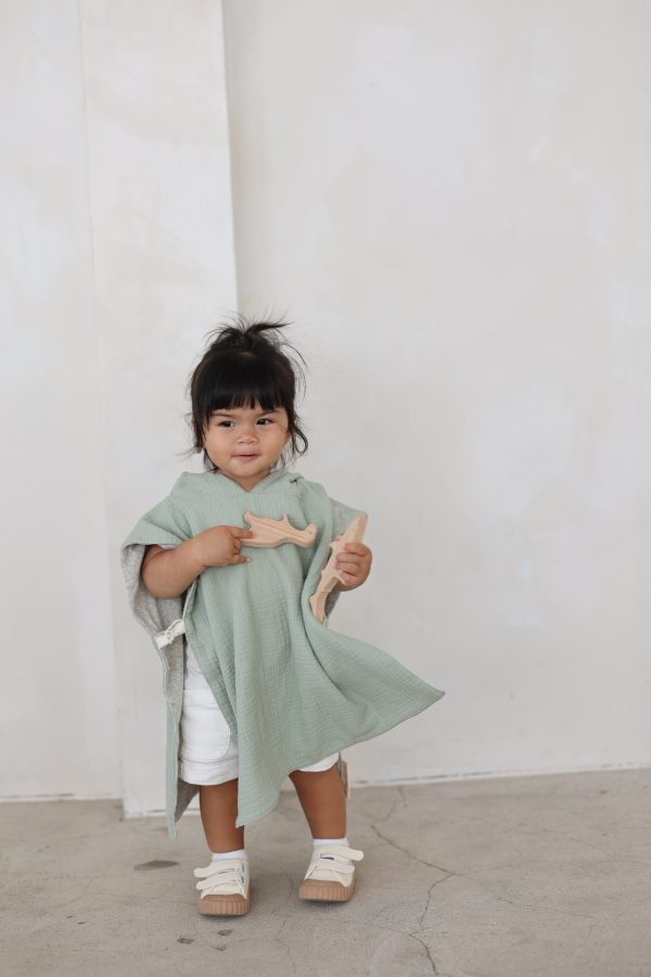 Reversible Hooded Poncho on Sale
