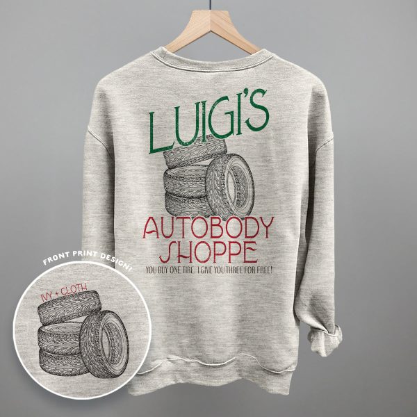 Luigi s Autobody Shoppe (Back Print) Discount - Image 3