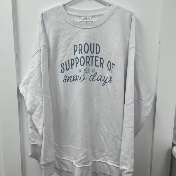 Proud Supporter of Snow Days - XL - WH SALE For Discount