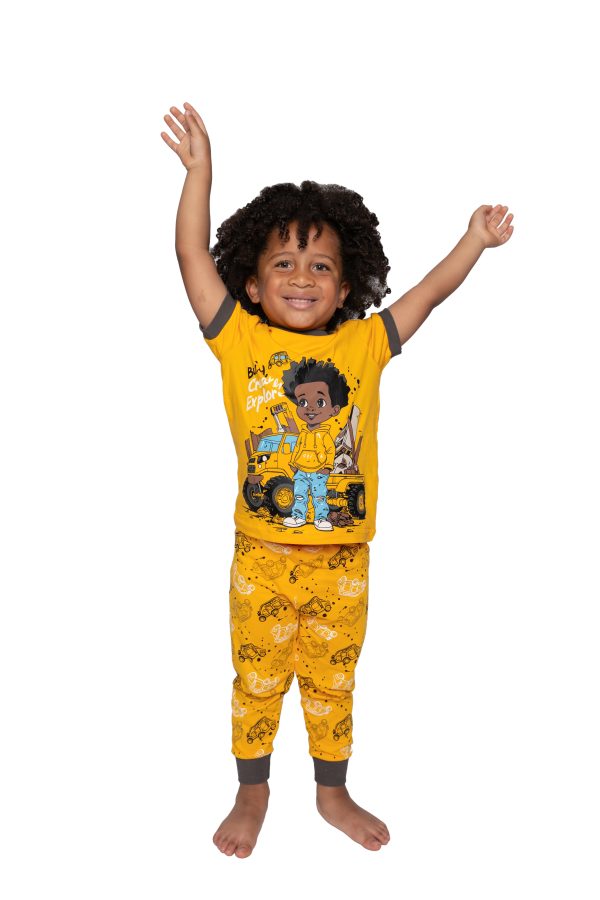 Build, Create and Explore Boys 2 pc Pajama set  size 2T -14 Online now