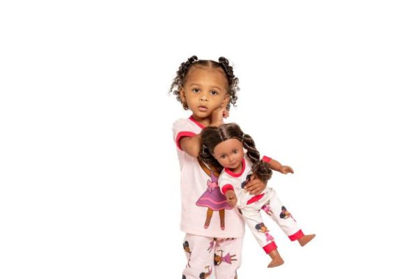 Fairy Princess Girls Cotton short sleeve Pajamas sleepwear loungewear 2 pc Online now - Image 2