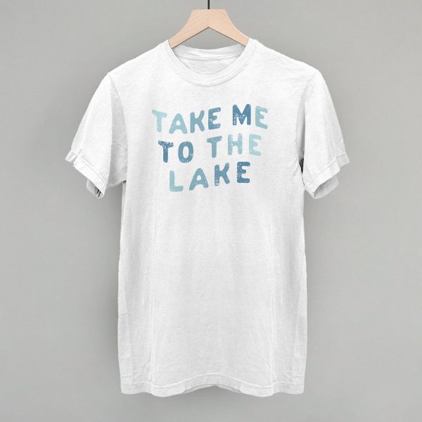 Take Me To The Lake Distressed Cheap