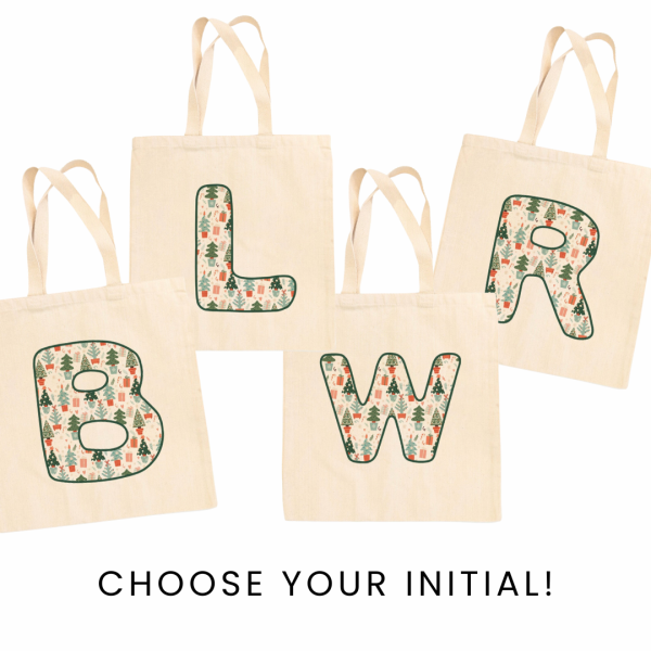 Christmas Letter Totes Sale