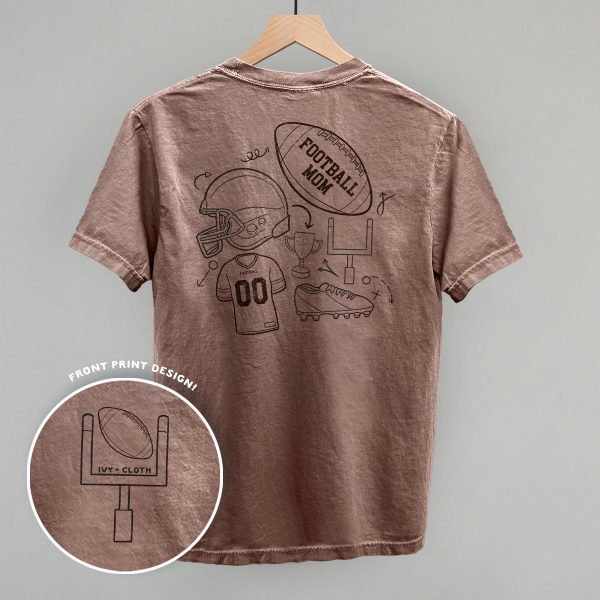 Football Mom Doodle (Back Print) Online now