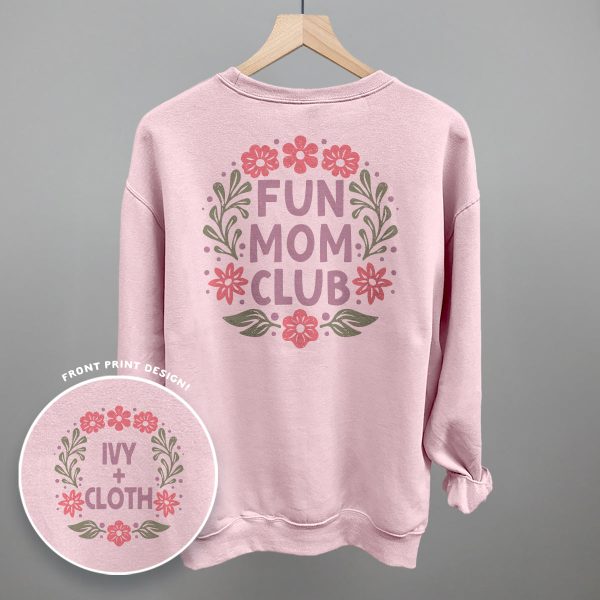 Fun Mom Club Floral (Back Print) For Cheap - Image 5