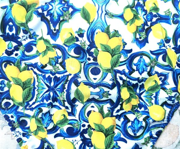 The  Majolica Lemon Fantasy Bikini  - Made in Italy Supply - Image 2