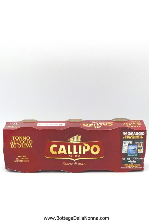 Callipo Tuna in Olive Oil - 3 x 80Gr Hot on Sale