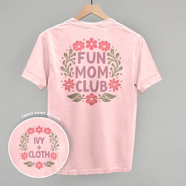 Fun Mom Club Floral (Back Print) For Cheap