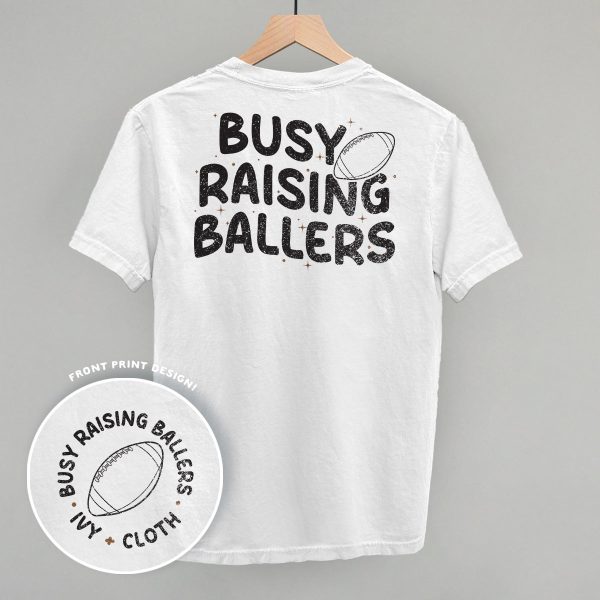 Busy Raising Ballers Football (Back Print) Online