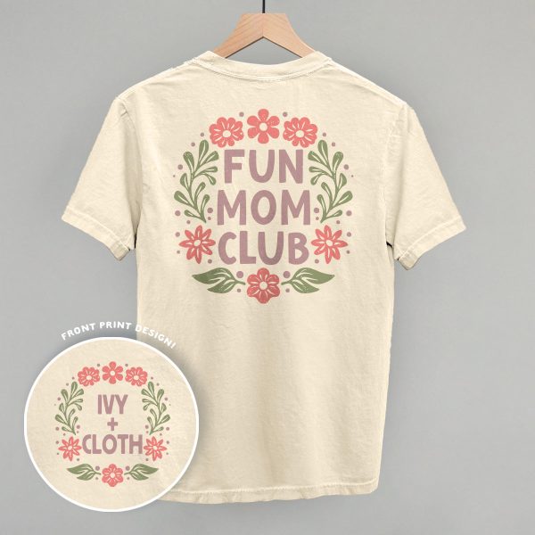 Fun Mom Club Floral (Back Print) For Cheap - Image 2