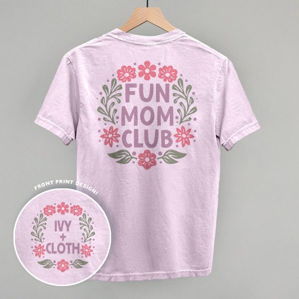Fun Mom Club Floral (Back Print) For Cheap - Image 3