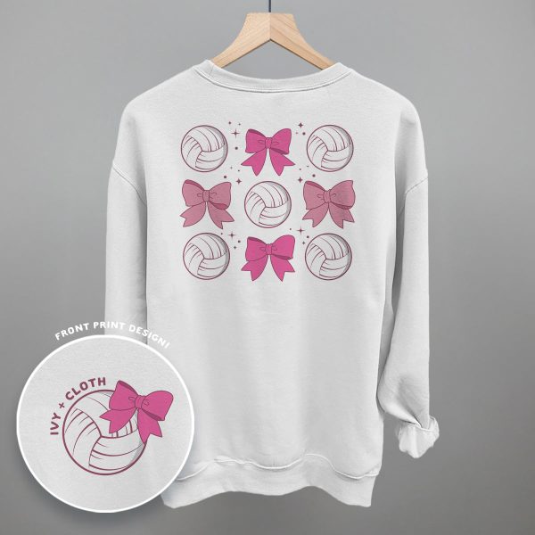 Volleyballs and Bows (Back Print) Cheap