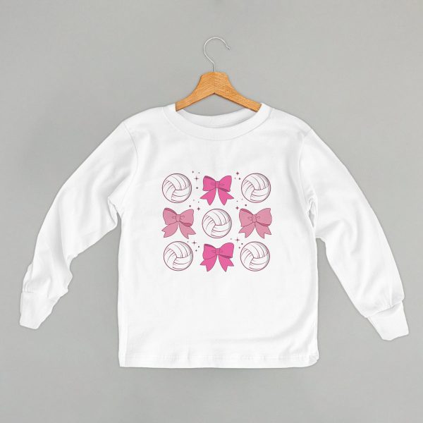 Volleyballs and Bows (Kids) Sale