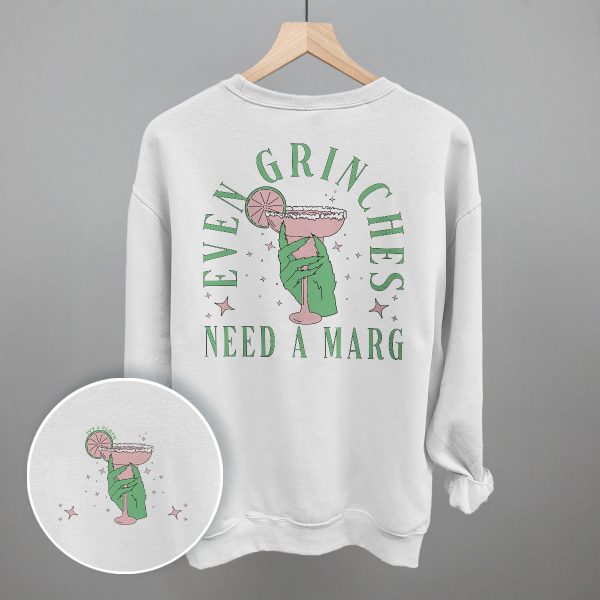 Even Grinches Need A Marg (Back Print) For Discount