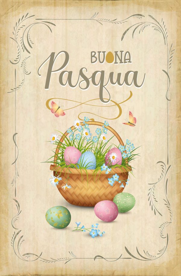 Uova di Pasqua - Dish Towel - Made in Italy Hot on Sale