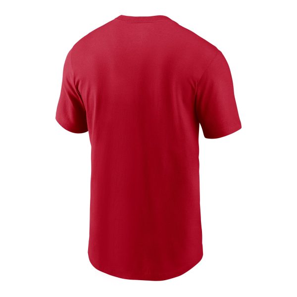 Ohio State Buckeyes Nike 2 Hit Swoosh Scarlet Short Sleeve T-Shirt For Sale - Image 2