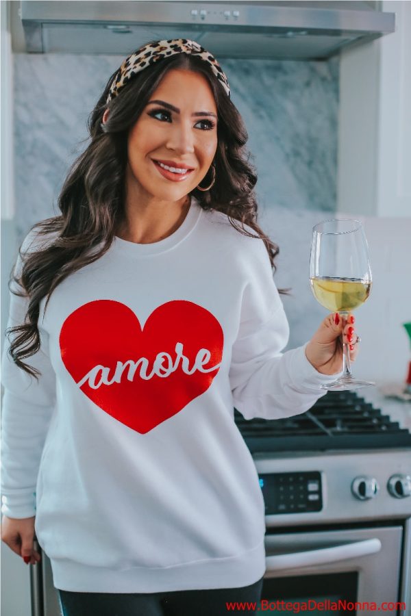 Amore Oversized Sweatshirt Hot on Sale