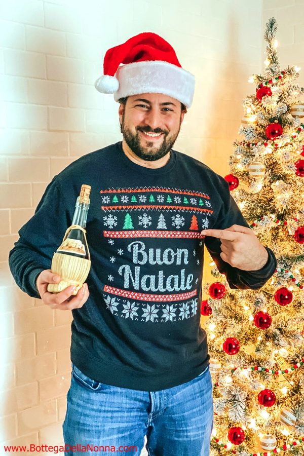 The Buon Natale Ugly Christmas Sweatshirt - Men Hot on Sale - Image 2