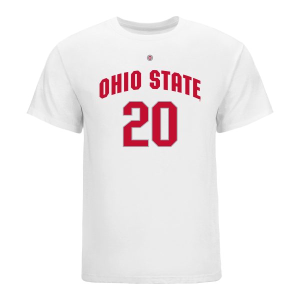 Ohio State Buckeyes Men s Basketball #20 Greg Oden T-Shirt Discount - Image 2