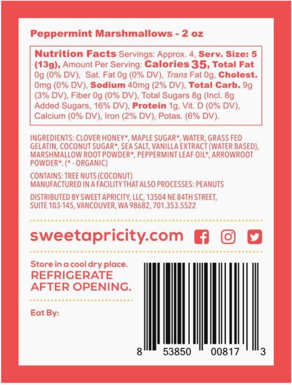 Peppermint Marshmallows | AIP Diet   Paleo on Sale - Image 3