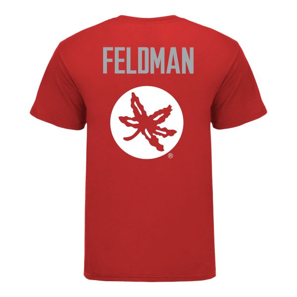 Ohio State Buckeyes Nick Feldman Student Athlete Wrestling T-Shirt Online Sale