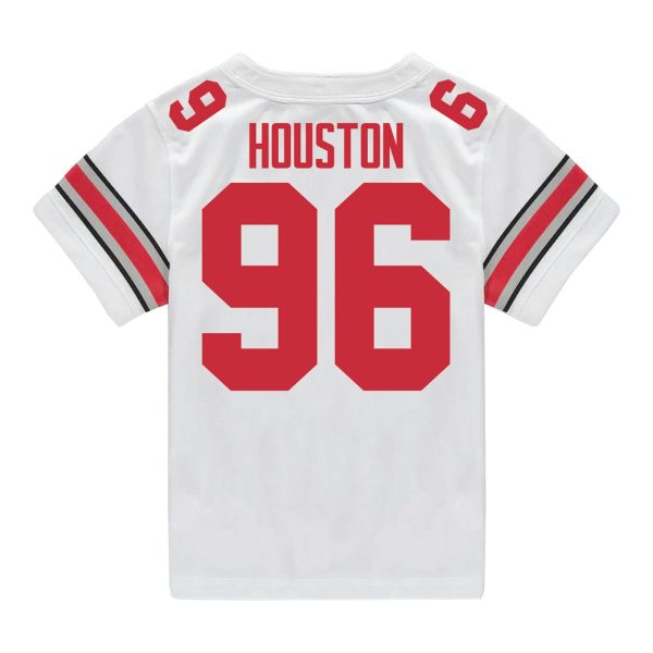 Ohio State Buckeyes Nike #96 Eddrick Houston Student Athlete White Football Jersey Hot on Sale