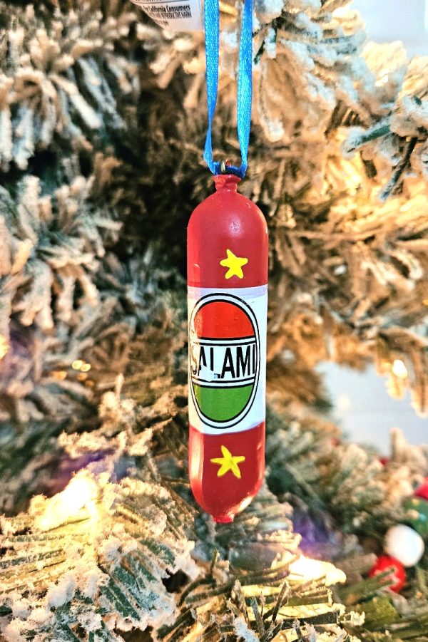 The Salami Ornament - Resin Sale