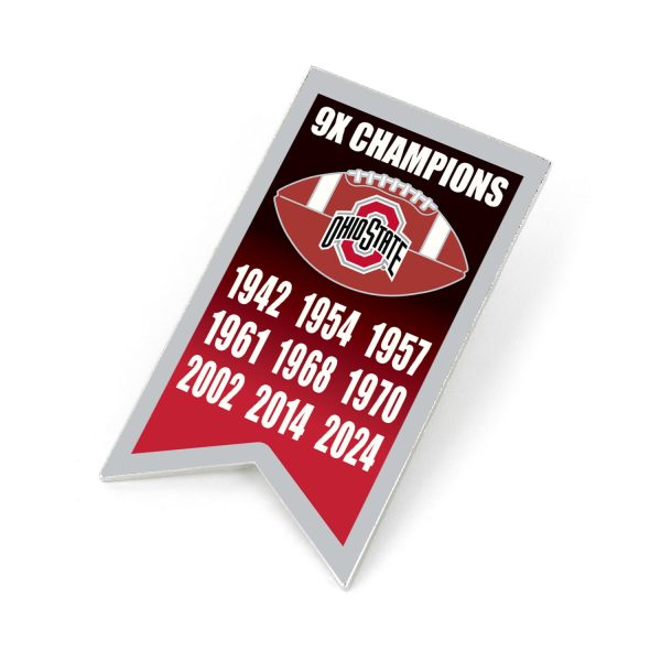 Ohio State Buckeyes 9x Champions Hatpin Online