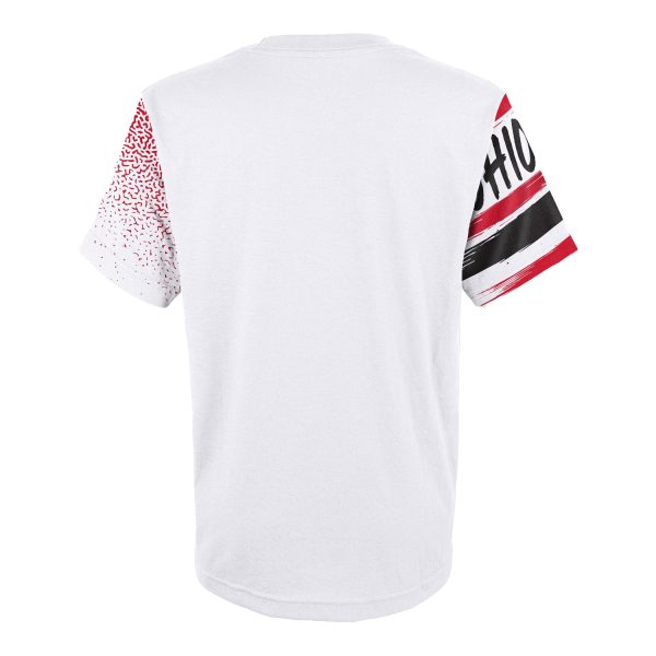 Youth Ohio State Buckeyes Game Time White T-Shirt For Cheap - Image 2