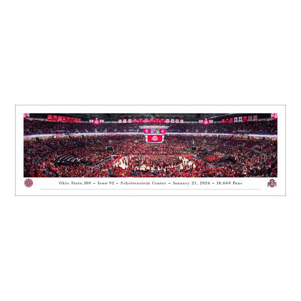 Ohio State Buckeyes Women s Basketball Unframed Panoramic Picture Online