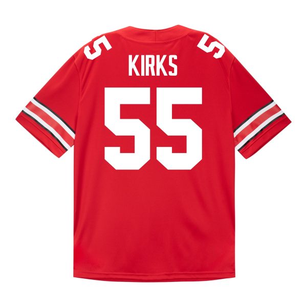 Ohio State Buckeyes Nike #55 Dominic Kirks Student Athlete Scarlet Football Jersey Discount
