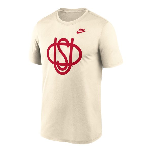 Ohio State Buckeyes Nike Legend Baseball Icon Natural T-Shirt For Cheap