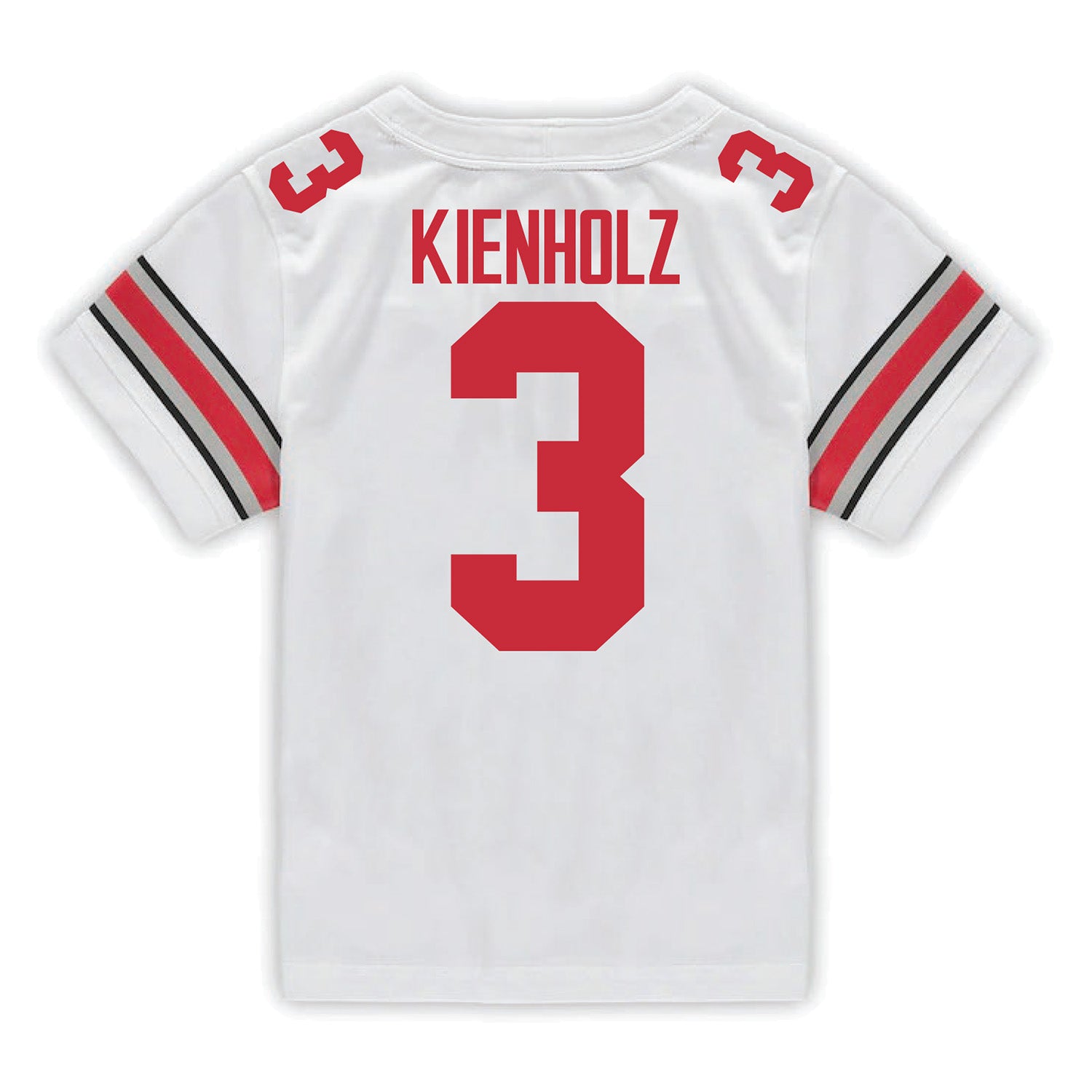 Ohio State Buckeyes Nike #3 Lincoln Kienholz Student Athlete White Football Jersey For Cheap
