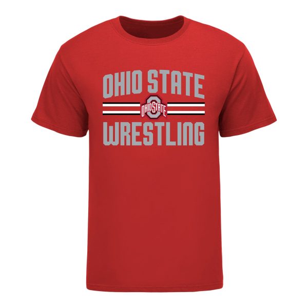 Ohio State Buckeyes Jesse Mendez Student Athlete Wrestling T-Shirt Fashion - Image 2
