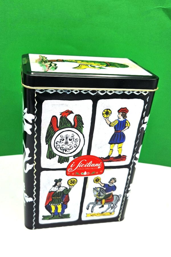 Sicilian Tower Tin  with Torroncini Siciliani - Soft Sicilian Torroncini For Sale - Image 5