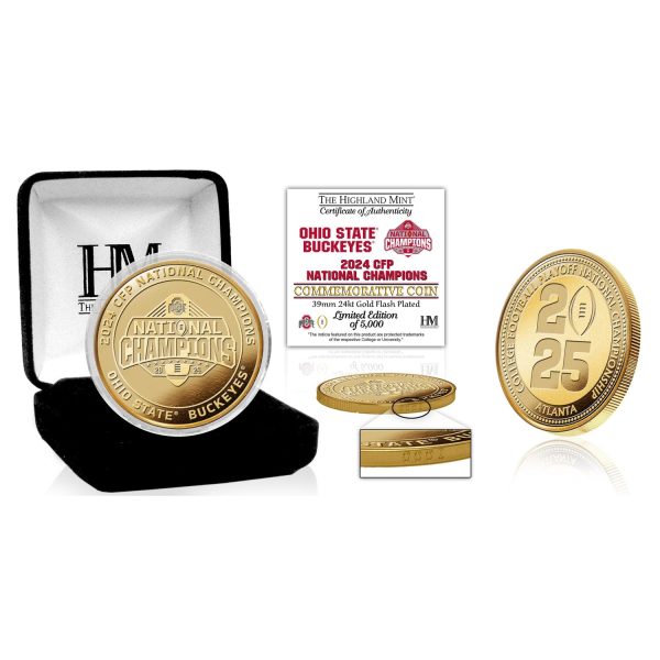 Ohio State Buckeyes 2025 CFP National Champions Gold Coin For Discount