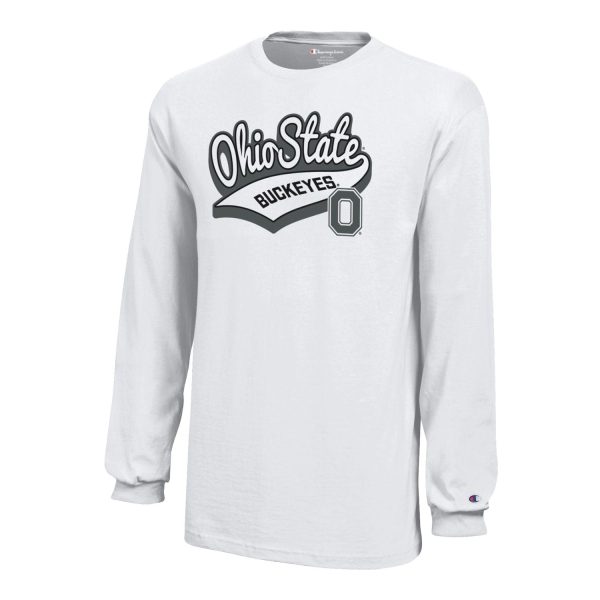 Youth Ohio State Buckeyes Banner Long Sleeve T-Shirt Online now