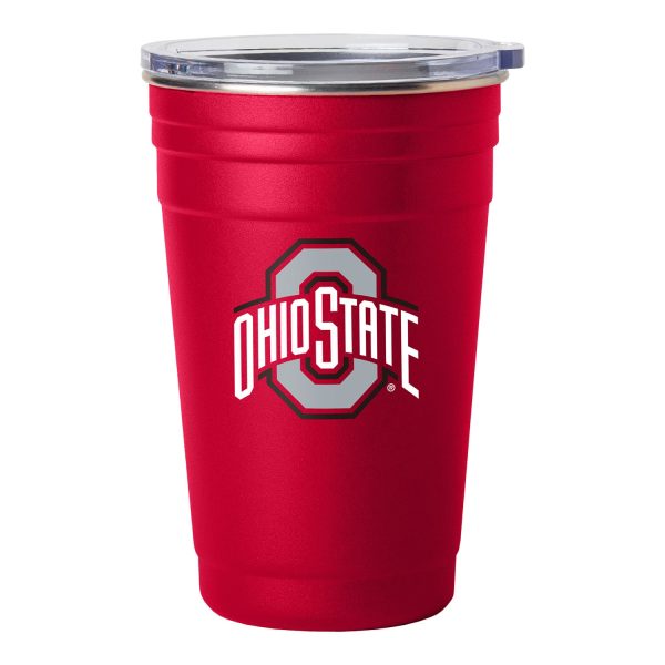 Ohio State Buckeyes 22 Oz Stainless Scarlet Tumbler Sale