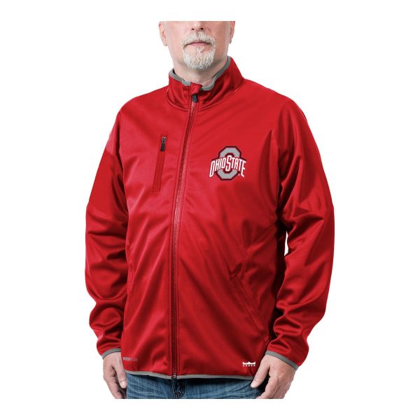 Ohio State Buckeyes Softshell Full-Zip Jacket For Cheap