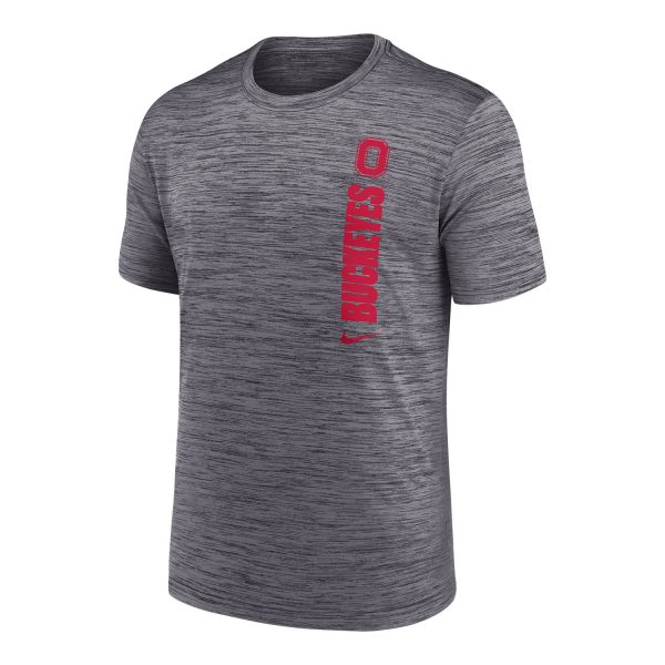 Ohio State Buckeyes Nike Dri-FIT Sideline Velocity Gray T-Shirt Fashion