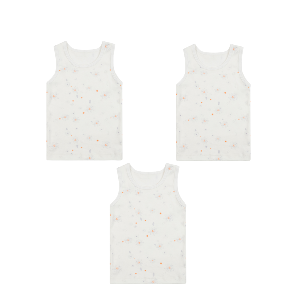 Girl s Undershirt Shadow Floral 3 Pack For Cheap